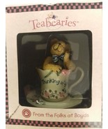 Boyd&#39;s Bears Wink Teabearie Resin Figure # 24310 Retired Approx 3&quot; Mint ... - £31.41 GBP