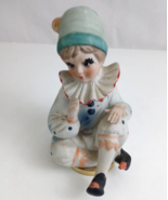 Vtg Musical Spinning Hand Painted Clown 8&quot; Music Box Plays Send in the C... - $20.76 CAD