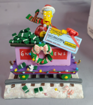 The Simpsons Christmas Express I&#39;ve Said It Before Merry Christmas Kent Brockman - £98.75 GBP