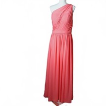 Prom! Wedding! Bill Levkoff One Shoulder Coral Gown Sz 12 - €38,57 EUR