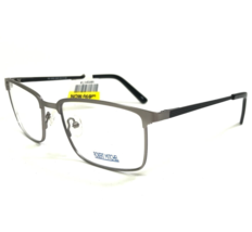 Robert Mitchel Eyeglasses Frames RM9000 GUN Gunmetal Gray Silver Black 52-17-140 - £51.64 GBP
