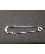 Large Silver Tone Stock Tie Pin Horse Show Fox Hunting Eventing Dressage - $12.55