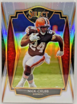 2020 Panini Select NICK CHUBB Premier Level Silver Prizm #125 Cleveland ... - £1.48 GBP