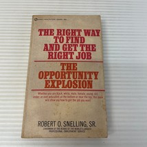 the Opportunity Explosion Business Paperback Book by Robert O. Snelling 1971 - £14.61 GBP