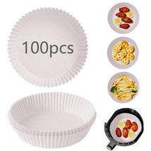 100Pcs Disposable Air Fryer Paper Liner Non-Stick For Baking Roasting Mi... - $16.14