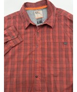 5.11 Tactical Men&#39;s Echo Long Sleeve Shirt Size Large Rosewood Plaid - £16.06 GBP