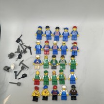 Lego Mini  Figure Mixed Lot#2(25) W/accessories!!! HTF Vtg Mini Figs - £51.34 GBP