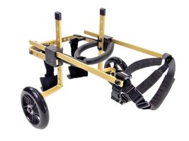 Pets and Wheels Dog Wheelchair - For XS/S Size Dog - Color Gold 12-25 Lbs - $2,342.72 MXN