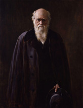 painting Giclee Art John Collier Portrait of Charles Darwin Fine Canvas Print - £7.62 GBP+