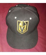 Vegas Golden Knights Mitchell &amp; Ness NHL Icon Pro Crown Snapback Hat Bla... - $41.09 CAD