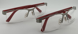 2 Authentic Porsche Design Eyeglasses P’8230 B Half-Rim Rx Eyewear Italy - £181.73 GBP