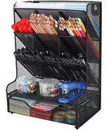 Pag Desk Organizer With Drawer Office Supply And Accessories Storage Cad... - £29.81 GBP