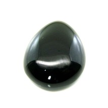Top Quality Large 36.4Ct Black Onyx Pear Cabochon Gemstone - £11.39 GBP
