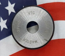 Vermont Gage Co. Master Smooth Plain Bore Ring Gage Class XX Size .37445 - $16.99