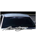OEM MUSTANG SCRIPT CENTER WINDSHIELD BANNER DECAL NEW 1PC VINYL ORACLE U... - $788.61 MXN