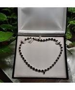 14K Solid White Gold Midnight Blue Sapphire &amp; Diamonds 19" Sap 45CTW Dia... - $12,000.00