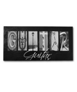 Guitar Photo Letters Art Wall Hanging Gift for Guitar Players - 3&quot;x6&quot; - $27.09 CAD