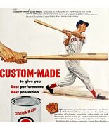 Havoline Motor Oil Texaco Ted Williams 1951 Advertisement Louisville Bat... - €25,92 EUR