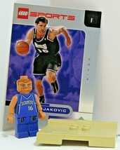 LEGO Sport NBA Kings Peja Stojakovic #16 2002 Upper Deck Card Base Purple Jersey - £11.42 GBP