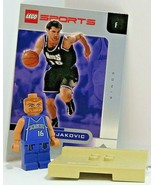 LEGO Sport NBA Kings Peja Stojakovic #16 2002 Upper Deck Card Base Purpl... - $14.54