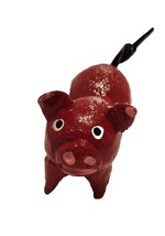 Pig Bobble Head Mexican Folk Art Hand Made Farm - £4.70 GBP