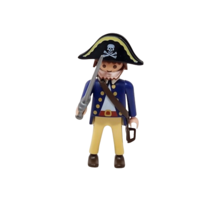 VINTAGE1990 Playmobil Replacement 3791 Pirate Captain Figure - £11.25 GBP