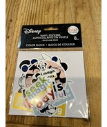 Happy Stickers - Mickey and Minnie Mouse Colorblock Die Cut Vinyl Decal ... - $11.49