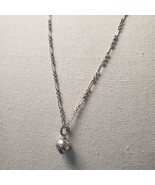 Vintage Brighton Sphere Crystal Dangle Charm Beaded Silver Tone Ball 28&quot;... - €57,67 EUR