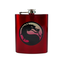 Mortal Kombat Custom Flask Canteen Collectible Gift Video Games PS4 Nerd... - $26.00
