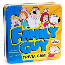 Family Guy Trivia Game (2005) Cardinal Games New Sealed Tin Box Read Description - $14.20