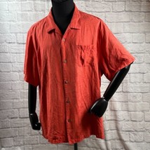Tommy Bahama Shirt Rot Weihnachten Blumenmuster Hawaii Herren 3XL Jacqua... - $29.09
