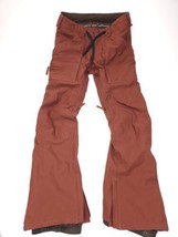 Burton Snow Pants Mens S Orange Dryride Insulated Adjustable Waist Cargo Pant - £47.03 GBP