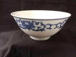 Antigüedad Chino Porcelana Grande Arroz Bowl - £84.09 GBP