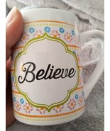 &quot;Dream&quot; and &quot;Believe&quot; Coffee Mugs Gibson Home Ceramic Cup - £7.56 GBP