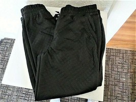 Sneak Peek Quilted Black Joggers NWT Size L - $24.74