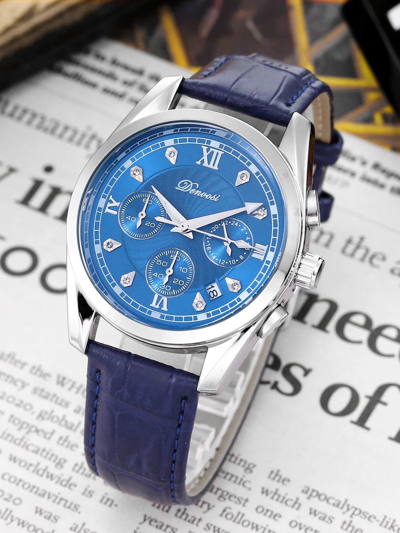Denvosi Men&#39;s multifunctional watch Casual fashion waterproof glow-in-the-dark w - £86.11 GBP