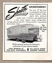 1960 Print Ad Shasta Sportsmen 19 Travel Trailers Made in USA - $8.38