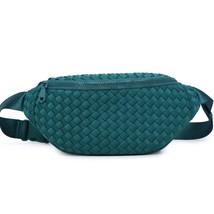 Aim High Woven Neoprene Belt Bag Fanny Pack Sling Bag Forest Green - £42.72 GBP
