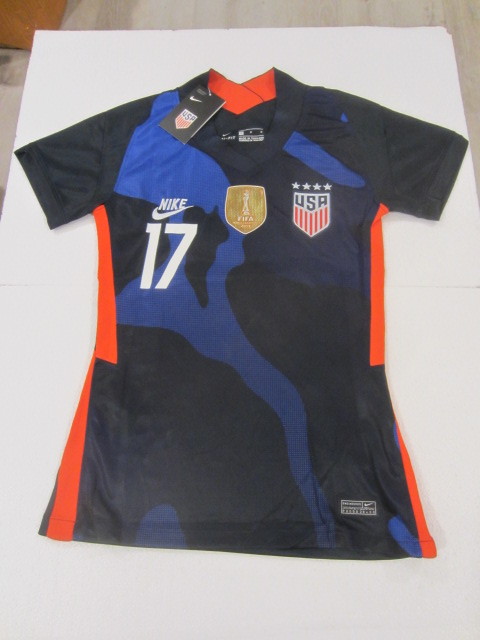 Tobin Heath #17 USA USWNT 4 Star Blue Away Womens Soccer Jersey 2020-2021 - $80.00