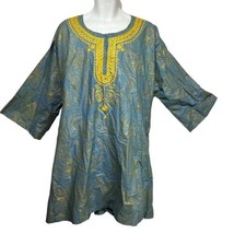vintage the african star muu muu Embroidered house dress One Size Fits Most - £34.88 GBP