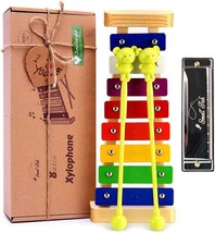 Xylophone for Kids and Toddlers with Mallets, Harmonica, and Music Cards, - $44.99