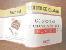 Vintage Old Lire EG Monopoly Games Catalog-
show original title

Origina... - $31.71