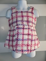 Janie &amp; Jack Boucle Dress Tweed Lined Sleeveless Dress Size 6-12 months ... - £19.25 GBP