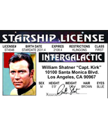 Captain Kirk,Mr.Spock,Doctor McCoy ID Card/Drivers License 3 Pack. 3.4”x... - £11.57 GBP