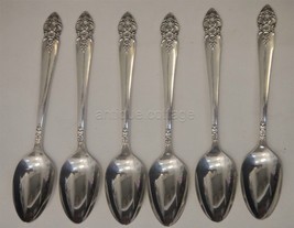 antique ONEIDA PRESTIGE DISTINCTION SILVERPLATE FLATWARE 6pc TEA SPOONS ... - £37.26 GBP