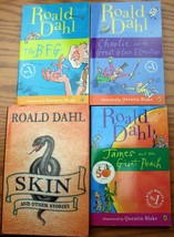 Mixed Lot 4 Roald Dahl Chapter Skin (Hcdj)~Bfg~Giant Peach~Great Glass Elevator - £17.86 GBP