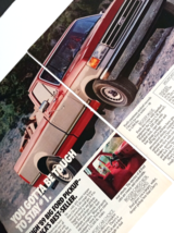 1988 Ford Pickups F-Series Tough Trucks Vtg Magazine Cut Print Ad (2 Pages) - $7.99