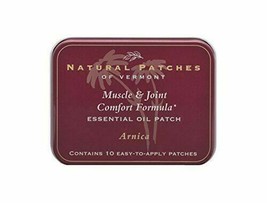 NEW Natural Patches Of Vermont Arnica Muscle Joint Comfort Essential Oil Body - £16.26 GBP