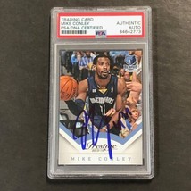 2013-14 Panini Prestige #111 Mike Conley signed Card Auto PSA Slabbed Grizzlies - £37.38 GBP