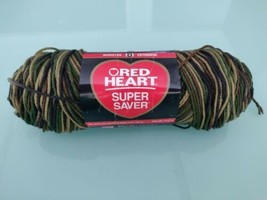 Red Heart Super Saver Yarn Camouflage 073650763403 - £7.59 GBP